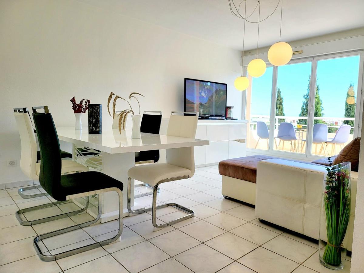 Appart Luxueux 3 Pieces, Piscine, Mer, Terrasse Κάννες Εξωτερικό φωτογραφία