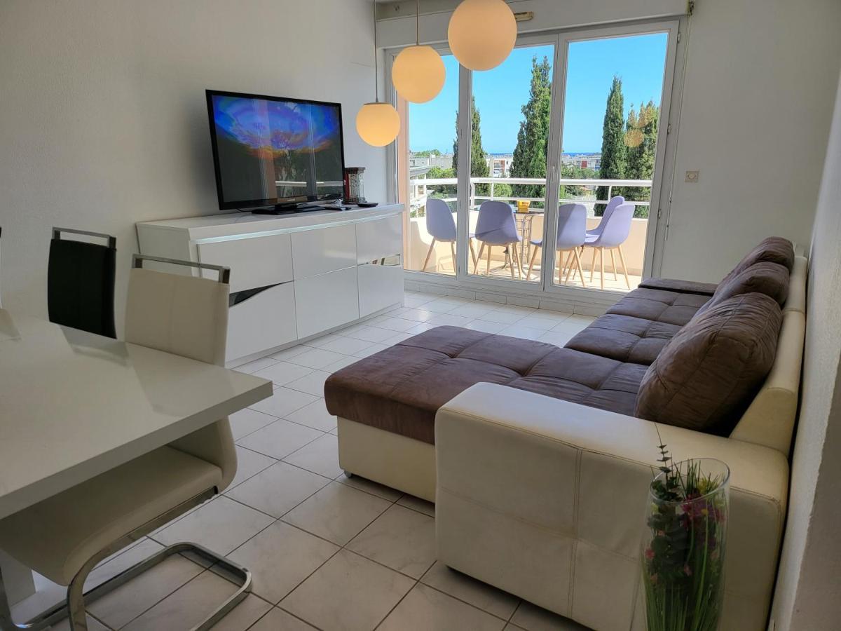 Appart Luxueux 3 Pieces, Piscine, Mer, Terrasse Κάννες Εξωτερικό φωτογραφία